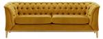 2,5-Sitzer-Sofa Chesterfield Modern Wood Gelb