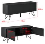 Sideboard Bollebygd Schwarz