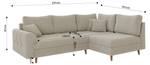 Ecksofa Oskar Beige