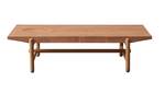 Gartentisch Fado Braun - Massivholz - Holzart/Dekor - 145 x 37 x 78 cm