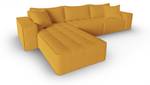 modulares Ecksofa MIKE 5 Sitzplätze Melonengelb