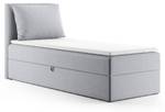 Boxspringbett Egro Mini Silber - Breite: 103 cm