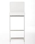 Tabouret de bar Paros Lot de 2 Blanc