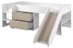 Halbhochbett Tobo Beige - Holzwerkstoff - 184 x 78 x 205 cm