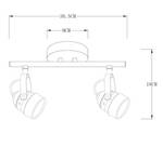 Strahler, Spots & Aufbaustrahler Cigal Metall - 31 x 18 x 31 cm