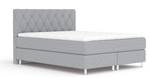 Boxspringbett Otus Grau - Breite: 200 cm