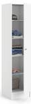 Säulenschrank für Küche Weiß - Holzwerkstoff - 47 x 200 x 49 cm