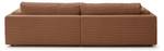 Big Sofa RAINA Braun - Breite: 294 cm - Textil