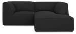 Ecksofa RUBY 3 Sitzplätze Schwarz