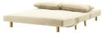 2-Sitzer Ausklappbares Sofa Flic Creme