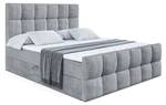 Boxspringbett RICAR-Z Grau - Breite: 140 cm - H4