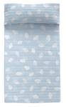 CLOUDS BLUE TAGESDECKE Blau - Textil - 4 x 180 x 260 cm