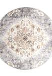 Vintage Gartenteppich R Santo Mandala Blau - 200 x 200 cm