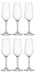 Champagnerglas Electra 6er Set Naturfaser - 2 x 24 x 8 cm