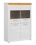 Vitrinenschrank Horton Beige - Holzwerkstoff - 119 x 166 x 42 cm