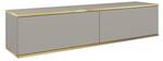 RTV-Schrank Glatt ORO 135 Grau Grau