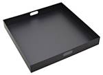 Tablett Tray Schwarz - Metall - 60 x 7 x 60 cm