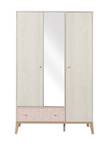 Armoire Alika Beige - Bois manufacturé - 58 x 201 x 126 cm