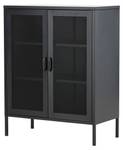 Vitrinenschrank MISHA SC80 2D Schwarz