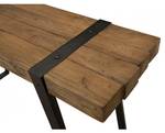 Konsole aus recyceltem Teakholz Braun - Massivholz - 41 x 78 x 140 cm