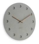 Horloge murale design THE POROUS. Gris - Bois manufacturé - 29 x 29 x 1 cm