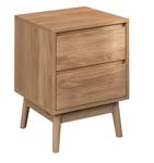 Nachttisch RE6717 Braun - Holz teilmassiv - 40 x 57 x 40 cm