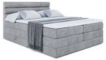 Boxspringbett CELESTIA KING Grau - Breite: 120 cm