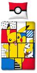 Bettwäsche Pokémon Pikachu Textil - 135 x 200 x 1 cm