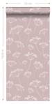 papier peint ombelles 7306 Rose foncé