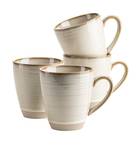 Kaffeebecher Nottingham (4er Set) Beige - Keramik - 10 x 11 x 10 cm