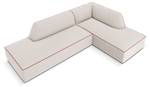 Ecksofa RUBY 4 Sitzplätze Beige