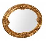 Ovaler Spiegel BAROCK Gold