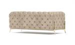 Chesterfield Sofa 2-Sitzer Klareno Beige