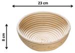 Brotform TUBEBASKET_M Braun - Rattan - 23 x 8 x 23 cm