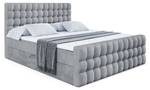 Boxspringbett VIONE-Z Grau - Breite: 200 cm - H4