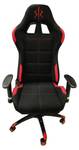 Chaise de jeu Gaming rouge Noir - Textile - 69 x 132 x 50 cm