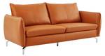 Sofa LADOGA Braun - Echtleder - 90 x 90 x 212 cm