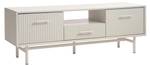 Meuble TV Jura Beige - En partie en bois massif - 140 x 50 x 45 cm