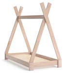 Kinderbett Tipi 140x70cm Natur Holz - 148 x 137 x 77 cm