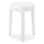 Tabouret Bas POMPA Blanc