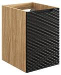 Armoires latérales OCEAN SCAB40 1D Noir - Bois manufacturé - Matière plastique - 40 x 57 x 46 cm