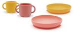 Teller und Becher Set Orange