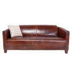 Echtleder-Sofa Cigar Lounge (3-Sitzer) Braun