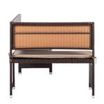 Eckbank Ravello Polyrattan Braun