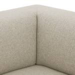 Hoekelement Seed geweven stof Stof Selva: Beige - Breedte: 133 cm - Armleuning vooraanzicht links