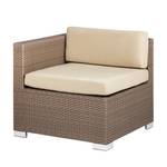 Module d'angle/latéral Loungesofa Facil Polyrattan Cappuccino