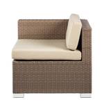 Module d'angle/latéral Loungesofa Facil Polyrattan Cappuccino