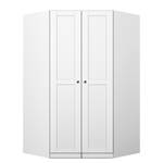 Armoire d'angle KiYDOO Landhaus I Blanc alpin - Hauteur : 197 cm