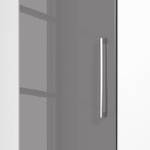 Armoire d'angle KSW Gris lave brillant