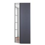 Armoire d'angle Brooklyn V Gris graphite / Miroir - Hauteur : 236 cm